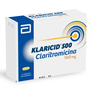 KLARICID 500 MG 10 TABLETAS (M) CLARITROMICINA