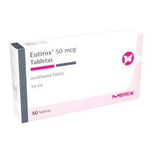 EUTIROX 50 MCG 50 TABLETAS LEVOTIROXINA SODICA