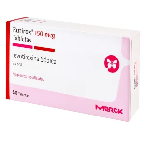 EUTIROX 150 MCG 50 TABLETAS (M) LEVOTIROXINA SODICA