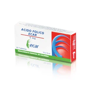 ACIDO FOLICO 5 MG 20 TABLETAS EC ACIDO FOLICO
