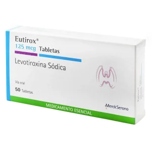 EUTIROX 125 MCG 50 TABLETAS (M) LEVOTIROXINA SODICA