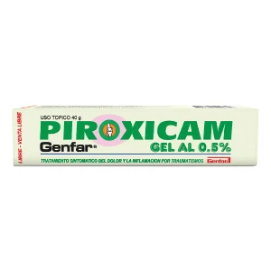 PIROXICAM GEL 0.5% 40 GR GF PIROXICAM