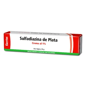 SULFADIAZINA DE PLATA 30 GR GF SULFADIAZINA DE PLATA