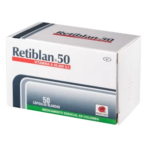 RETIBLAN 50 MG 50 CAPSULAS VITAMINA A