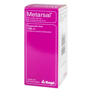 METARSAL JARABE 120 ML METRONIDAZOL-NIFUROXAZIDA
