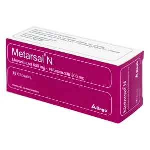 METARSAL N 18 CAPSULAS METRONIDAZOL-NIFUROXAZIDA