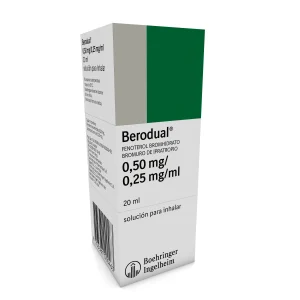 BERODUAL SOLUCION INHALACION 20 ML (M) FENOTEROL-BROMURO DE IPRATROPIO