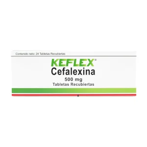 KEFLEX 500 MG 24 CAPSULAS (M) CEFALEXINA