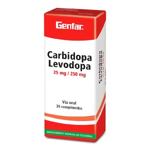 LEVODOPA+CARBIDOPA 30 TABLETAS W CARBIDOPA Y LEVODOPA