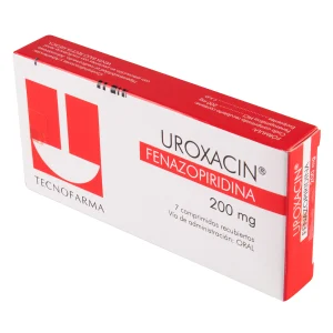 UROXACIN 200 MG 7 COMPRIMIDOS FENAZOPIRIDINA