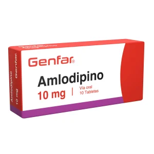AMLODIPINO 10 MG 10 TABLETAS GF