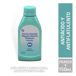 HIDROXIDO ALUMINIO SIMETICONA 150 ML MK HIDROXIDO DE ALUMINIO