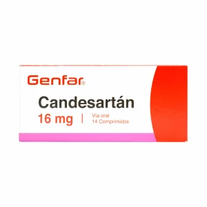 CANDESARTAN 16 MG 14 TABLETAS GF