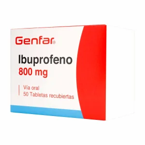 IBUPROFENO 800 MG 50 TABLETAS GF