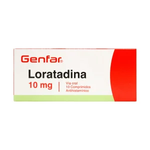 LORATADINA 10 MG 10 TABLETAS GF