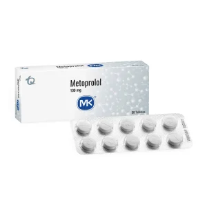 METOPROLOL 100 MG 30 TABLETAS MK METOPROLOL