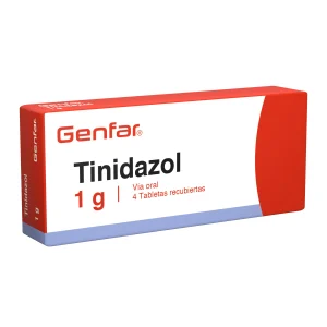 TINIDAZOL 1 GR 4 TABLETAS GF TINIDAZOL