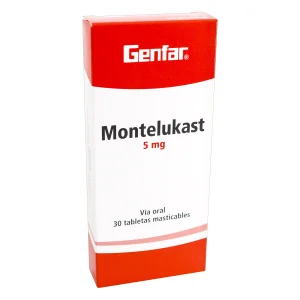 MONTELUKAST 5 MG 30 TABLETAS GF (T)