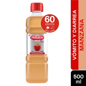 PEDIALYTE CON ZINC 60 MANZANA 500 ML  SODIO-POTACIO-CALCIO-MAGNESIO.