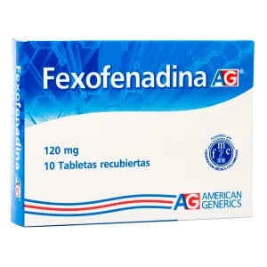 FEXOFENADINA 120 MG 10 TBS AG