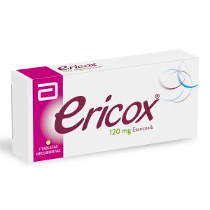 ERICOX 120 MG 7 TABLETAS ETORICOXIB