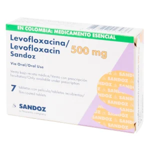 LEVOFLOXACINO 500 MG 7 TABLETAS SZ