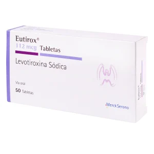 EUTIROX 112 MCG 50 TABLETAS (M) LEVOTIROXINA SODICA