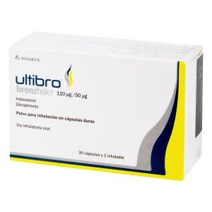 ULTIBRO BREEZHALER 50 MG 30 CAPSULAS INDACATEROL