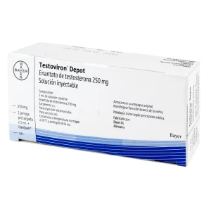 TESTOVIRON DEPOT 250 MG 1 AMP 1ML TESTOSTERONA