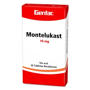 MONTELUKAST 10 MG 30 TABLETAS GF