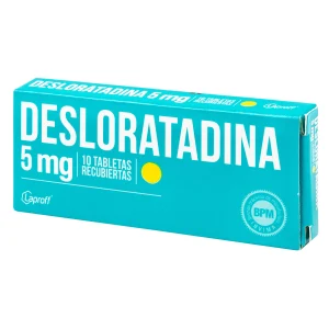 DESLORATADINA 5 MG 10 TABLETAS LP DESLORATADINA