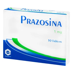 PRAZOSINA 1 MG 30 TABLETAS EX PRAZOSINA