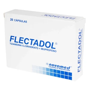 FLECTADOL 20 CAPSULAS TIZANIDINA-IBUPROFENO