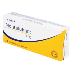 MONTELUKAST 5 MG 10 TABLETAS LS