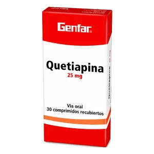 QUETIAPINA 25 MG 30 TBS GF FUMARATO DE QUETIAPINA