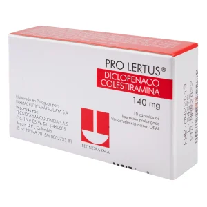 PROLERTUS 140 MG 10 CAPSULAS (T)