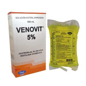 SUERO VENOVIT 5% A/D 500 ML BOLSA DEXTROSA-NIACINAMID-PIRIDOXIN-RIBOFLAVIN