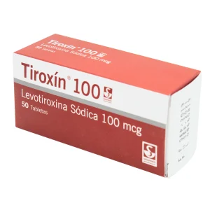 TIROXIN 100 MCG 50 TABLETAS LEVOTIROXINA SODICA