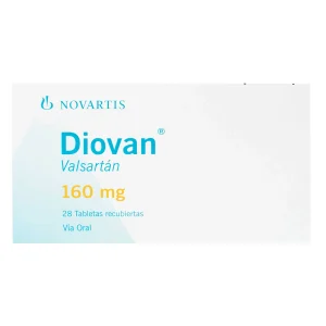 DIOVAN 160 MG 28 TABLETAS (A)(M) VALSARTAN