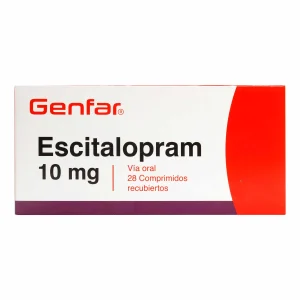 ESCITALOPRAM 10 MG 28 TABLETAS W (A)