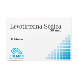 LEVOTIROXINA 50 MG 30 TABLETAS PC