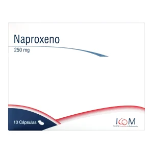 NAPROXENO 250 MG 10 CAPSULAS IC (T) MQ