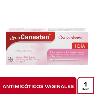 GYNOCANESTEN 500 MG 1 OVULO CLOTRIMAZOL