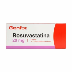 ROSUVASTATINA 20 MG 14 TABLETAS W