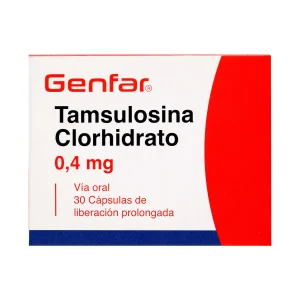 TAMSULOSINA 0.4 MG 30 CAPSULAS W