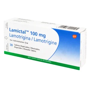 LAMICTAL DISPERSABLE 100 MG 30 TBS(A) LAMOTRIGINA