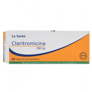 CLARITROMICINA 500 MG 10 TABLETAS LS