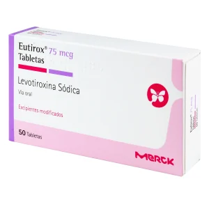 EUTIROX 75 MCG 50 TABLETAS LEVOTIROXINA SODICA