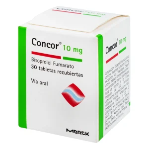 CONCOR 10 MG 30 TABLETAS (A) (M) BISOPROL FUMARATO