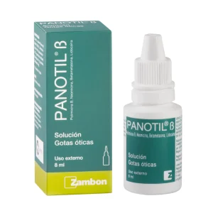 PANOTIL BETA GOTAS 8 ML POLIMIXINA-NEOMICIN-BETAMETASON-LIDOCAIN